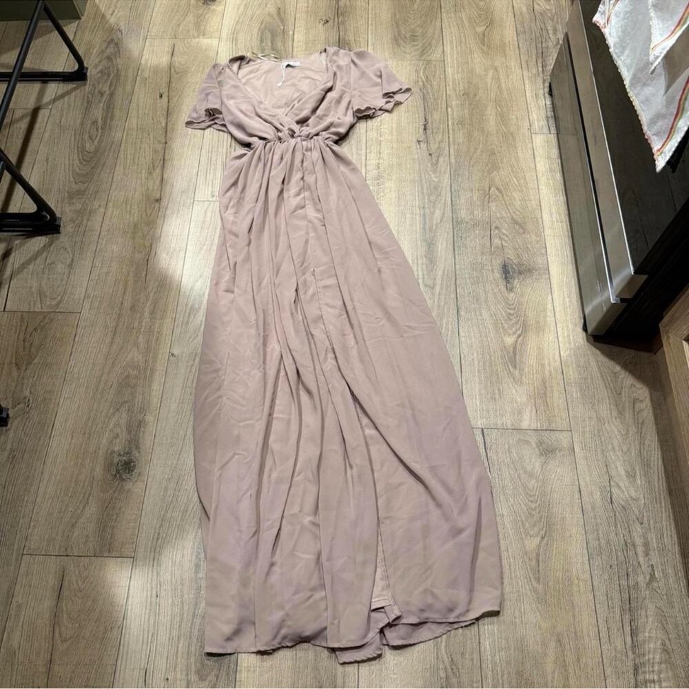 Baltic Born Dusty Pink Maxi Dress
